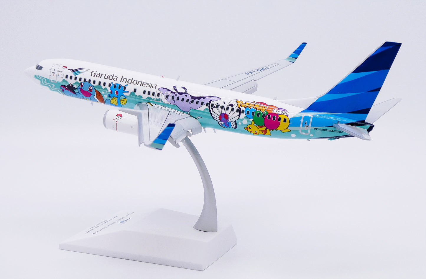JC WINGS B737-800 GARUDA INDONESIA "POKEMON" (FLAPS DOWN) REG: PK-GMU
