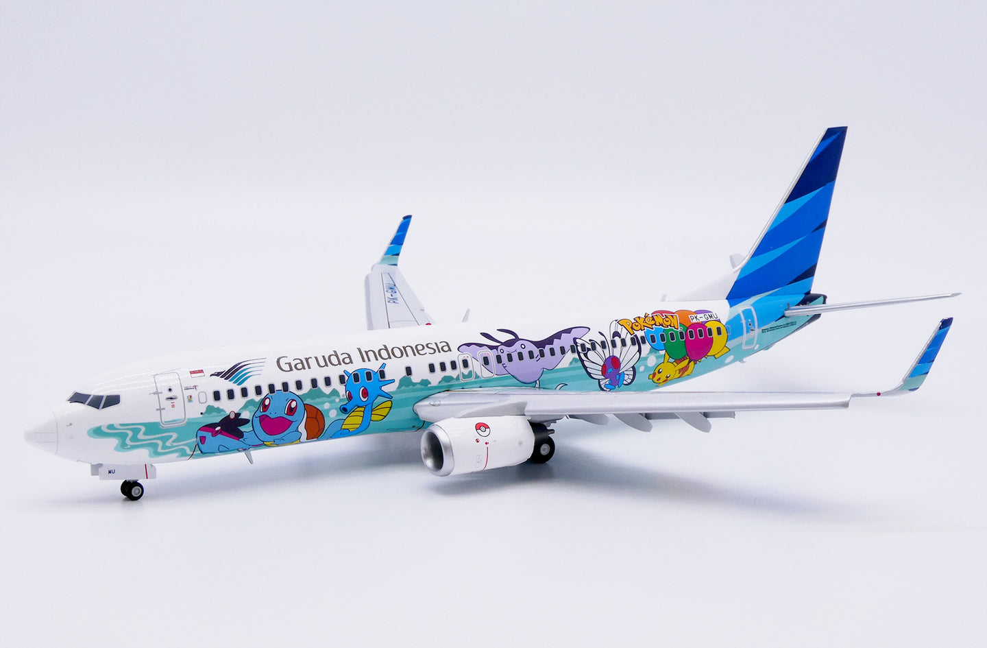 JC WINGS B737-800 GARUDA INDONESIA "POKEMON" (FLAPS DOWN) REG: PK-GMU