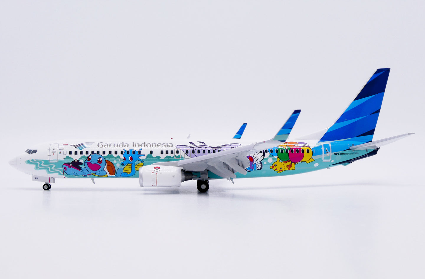 JC WINGS B737-800 GARUDA INDONESIA "POKEMON" (FLAPS DOWN) REG: PK-GMU