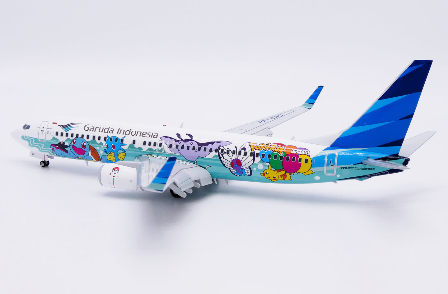 JC WINGS B737-800 GARUDA INDONESIA "POKEMON" (FLAPS DOWN) REG: PK-GMU