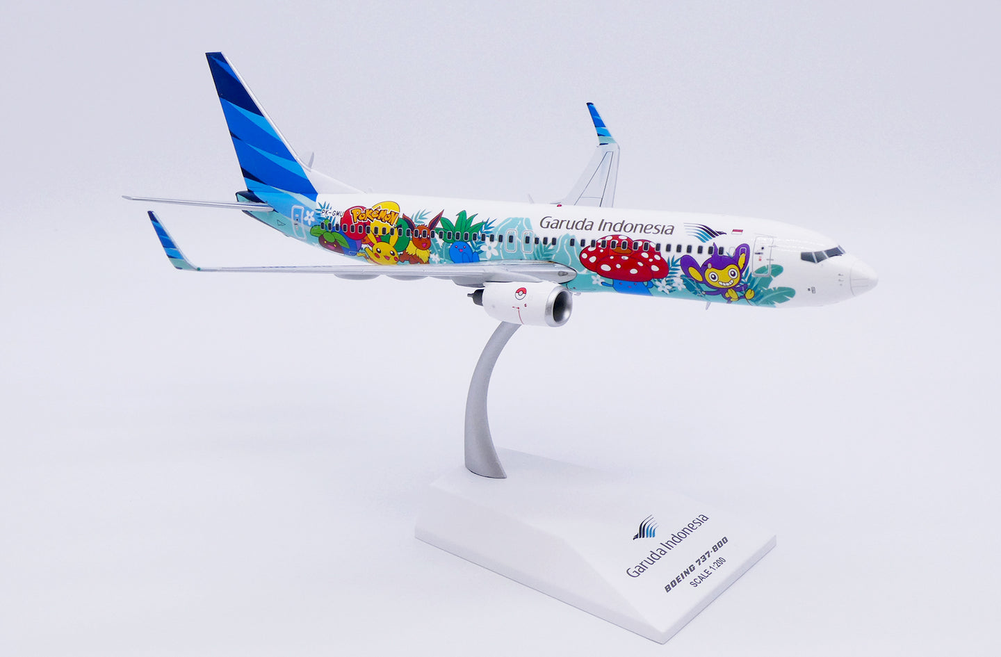 JC WINGS B737-800 GARUDA INDONESIA "POKEMON" REG: PK-GMU