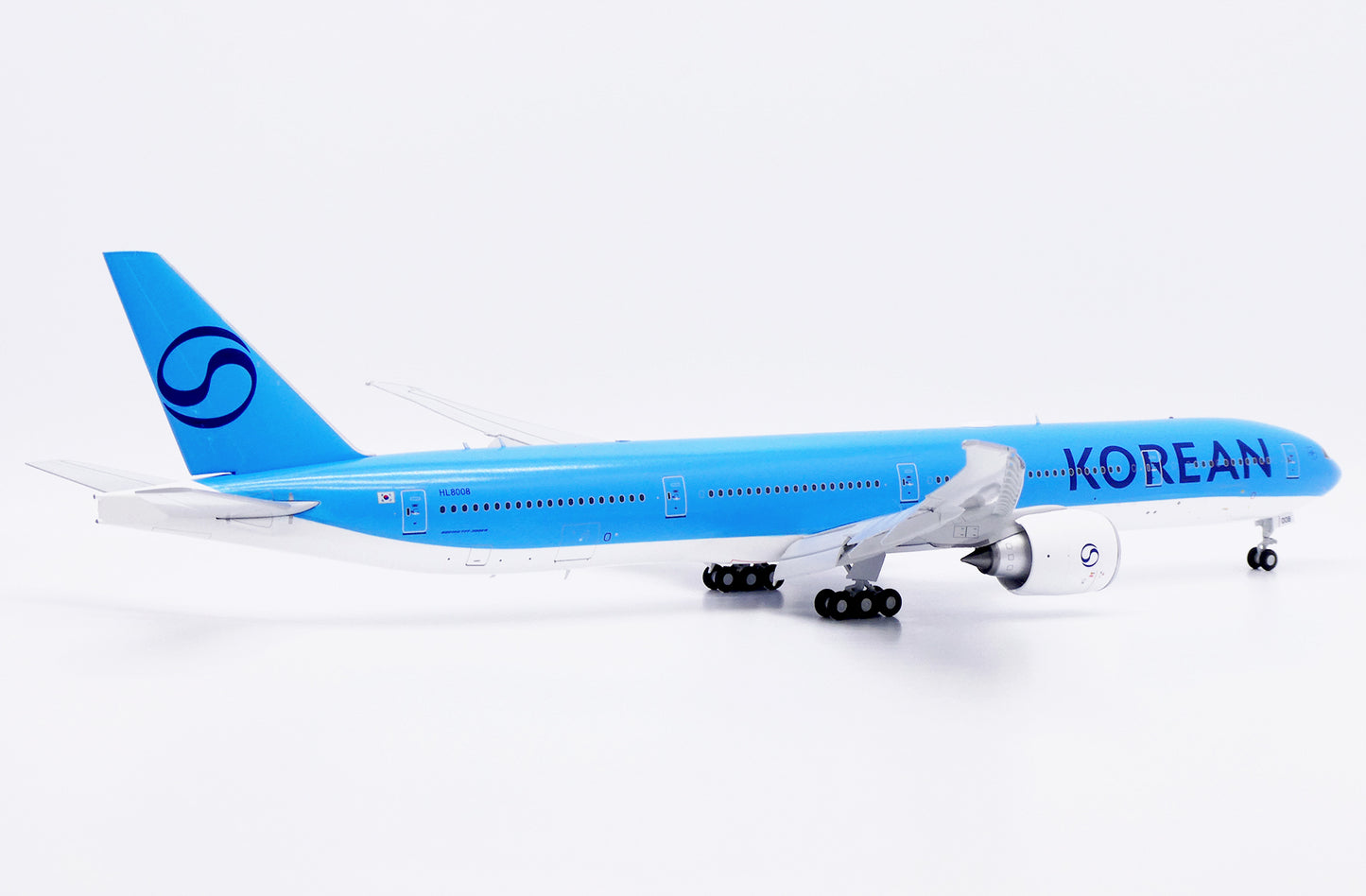 JC WINGS B777-300ER KOREAN AIR "NEW COLOURS" (FLAPS DOWN) REG: HL8008