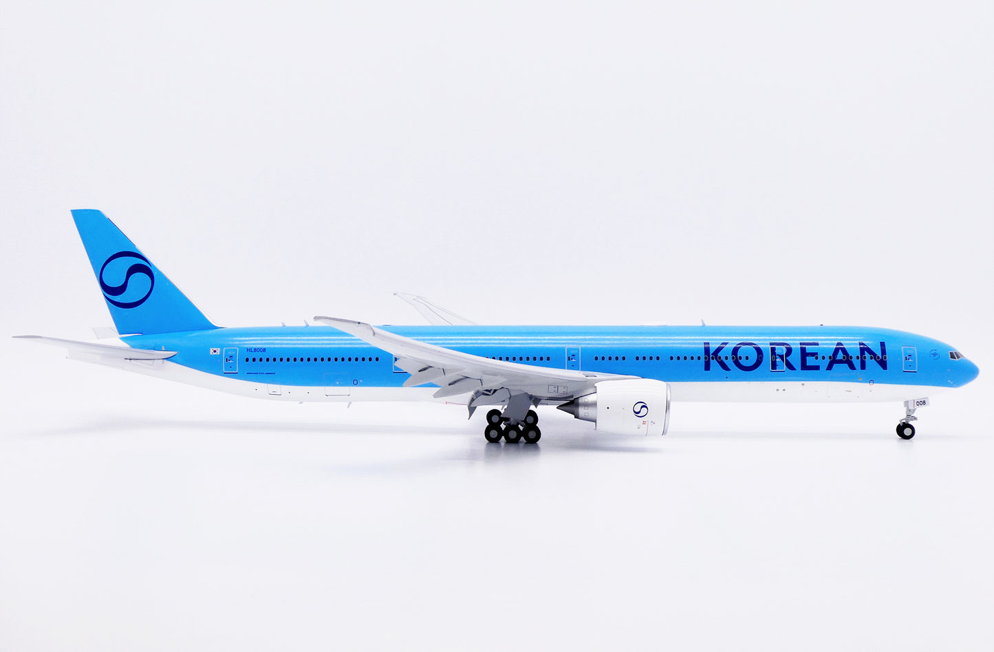 JC WINGS B777-300ER KOREAN AIR "NEW COLOURS" (FLAPS DOWN) REG: HL8008