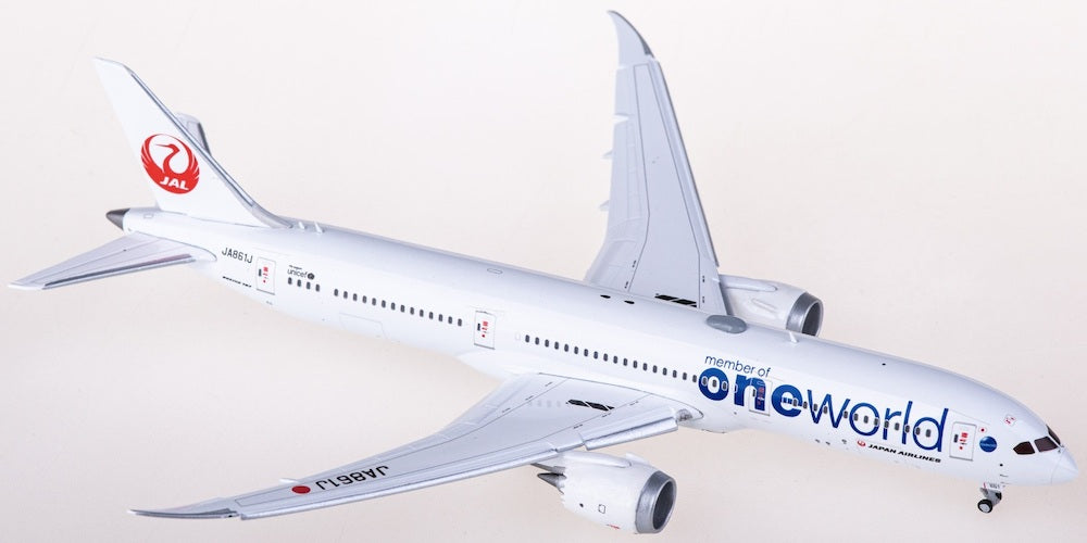 JCWINGS B787 JAPAN AIRLINES ONEWORLD FLAP DOWN REG: JA861J