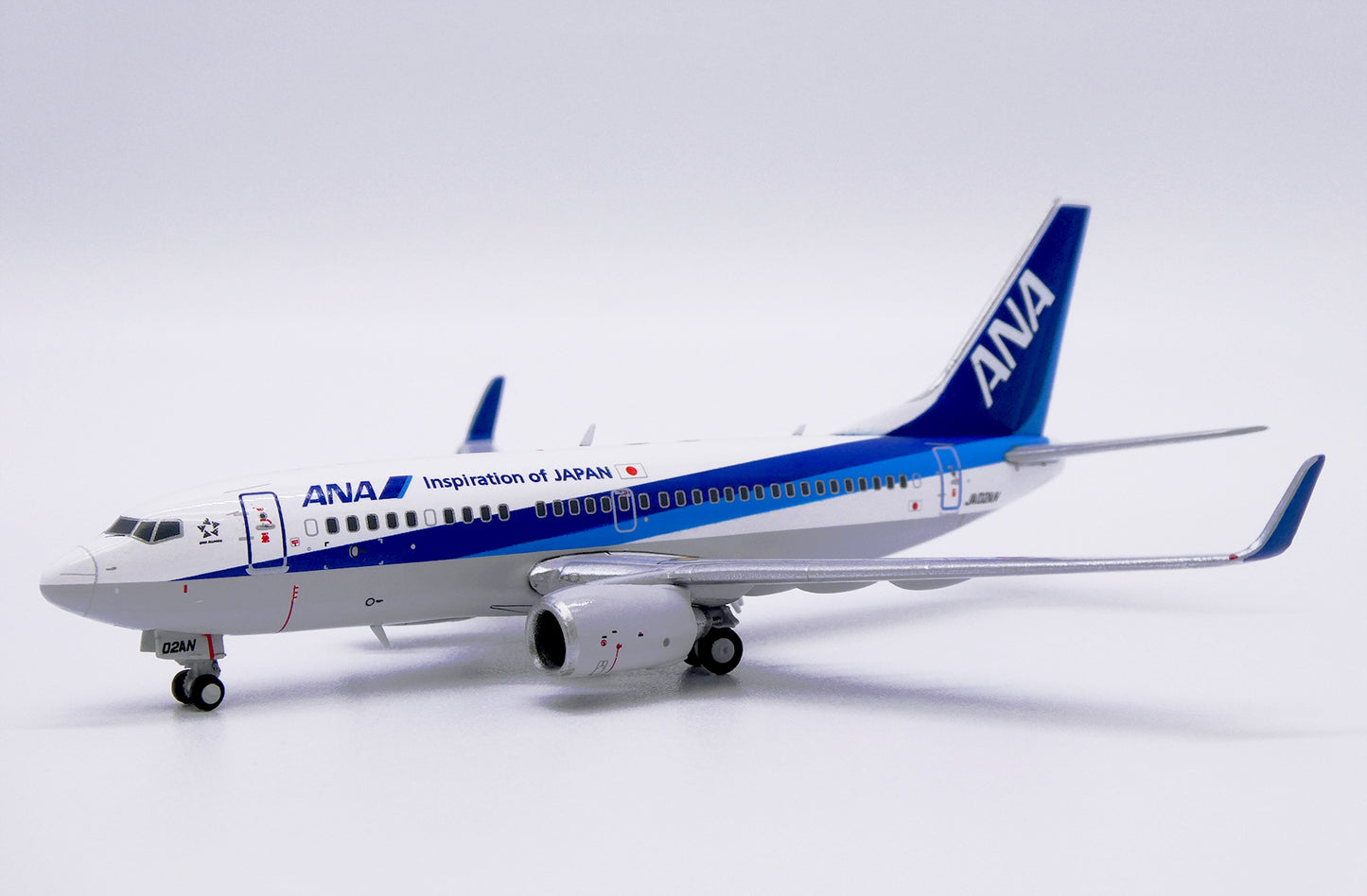 JC WINGS B737-700 ALL NIPPON AIRWAYS PLUS LIMITED EDITION AVIATION TAG REG: JA02AN