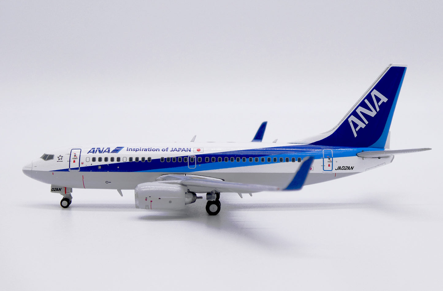 JC WINGS B737-700 ALL NIPPON AIRWAYS PLUS LIMITED EDITION AVIATION TAG REG: JA02AN