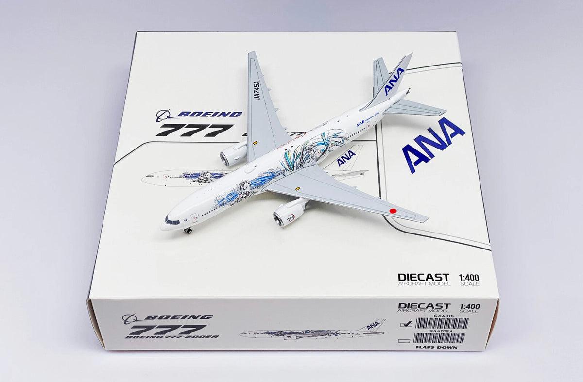 JC WINGS B777-200 ER ALL NIPPON AIRWAYS (ANA) 'DEMON SLAYER: KIMETSU NO YAIBA LIVERY' REG: JA745A