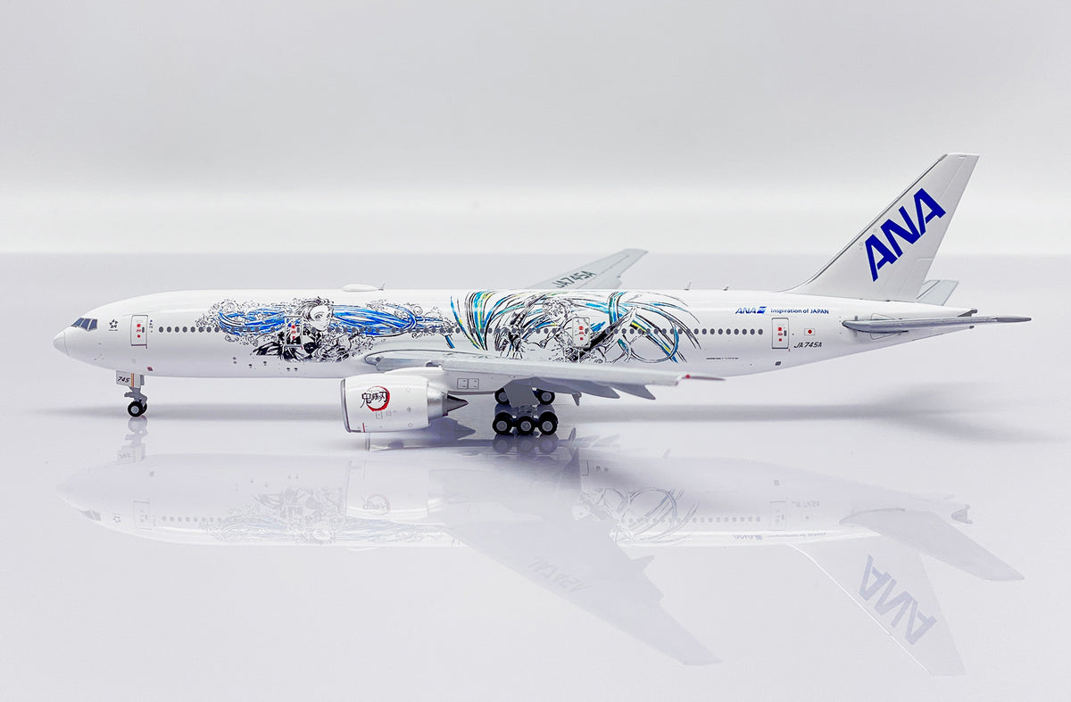 JC WINGS B777-200 ER ALL NIPPON AIRWAYS (ANA) 'DEMON SLAYER: KIMETSU NO YAIBA' (FLAPS DOWN) REG: JA745A
