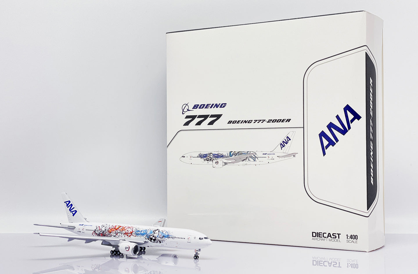 JC WINGS B777-200 ER ALL NIPPON AIRWAYS (ANA) 'DEMON SLAYER: KIMETSU NO YAIBA' (FLAPS DOWN) REG: JA745A