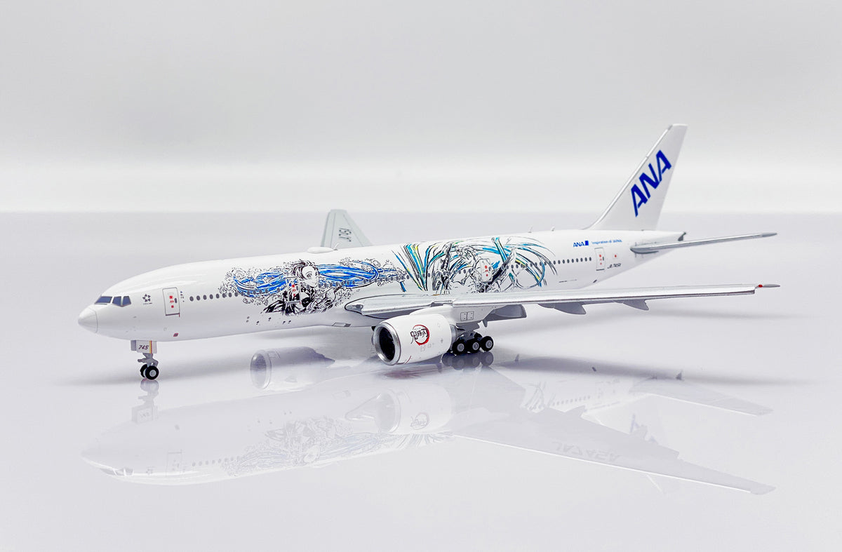 JC WINGS B777-200 ER ALL NIPPON AIRWAYS (ANA) 'DEMON SLAYER: KIMETSU NO YAIBA' (FLAPS DOWN) REG: JA745A