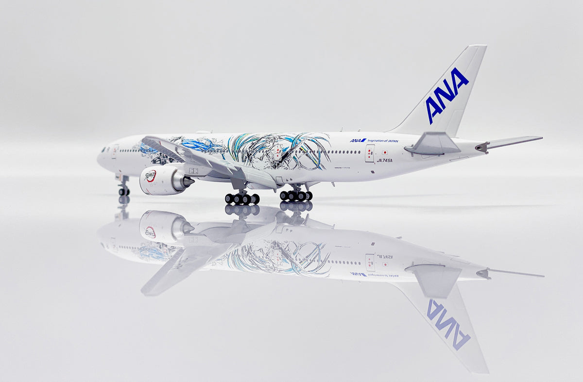 JC WINGS B777-200 ER ALL NIPPON AIRWAYS (ANA) 'DEMON SLAYER: KIMETSU NO YAIBA' (FLAPS DOWN) REG: JA745A
