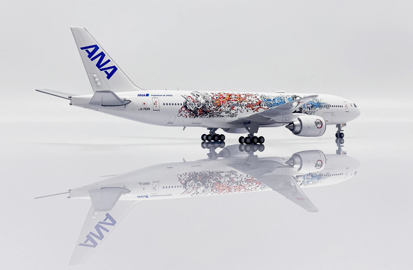 JC WINGS B777-200 ER ALL NIPPON AIRWAYS (ANA) 'DEMON SLAYER: KIMETSU NO YAIBA LIVERY' REG: JA745A