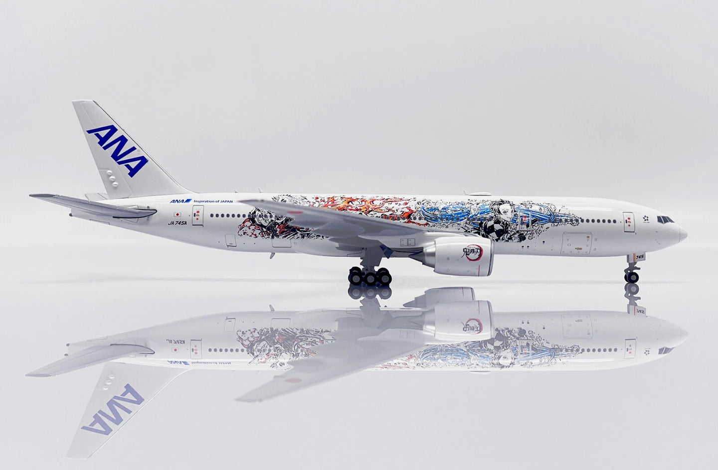 JC WINGS B777-200 ER ALL NIPPON AIRWAYS (ANA) 'DEMON SLAYER: KIMETSU NO YAIBA LIVERY' REG: JA745A