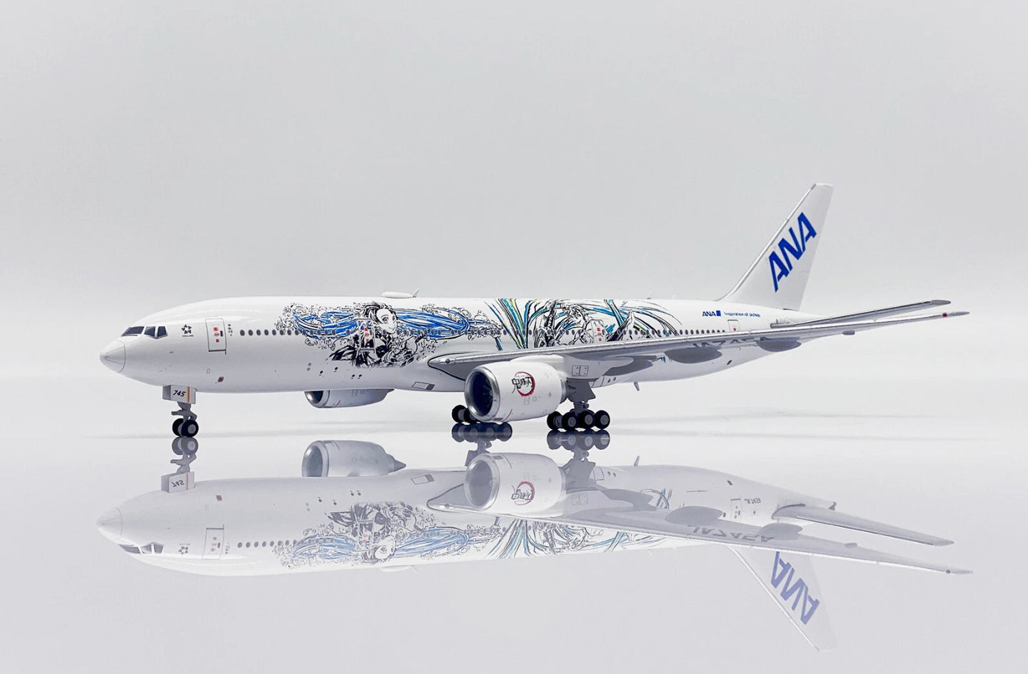 JC WINGS B777-200 ER ALL NIPPON AIRWAYS (ANA) 'DEMON SLAYER: KIMETSU NO YAIBA LIVERY' REG: JA745A