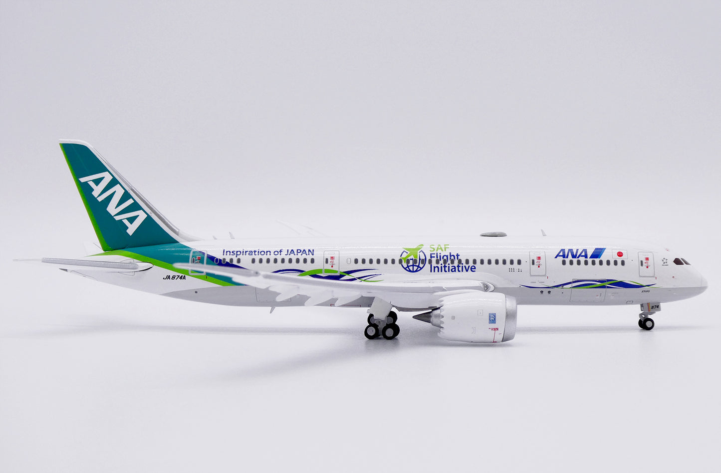 JC WINGS B787-8 DREAMLINER ALL NIPPON AIRWAYS ANA FUTURE PROMISE FLAP DOWN REG: JA874A