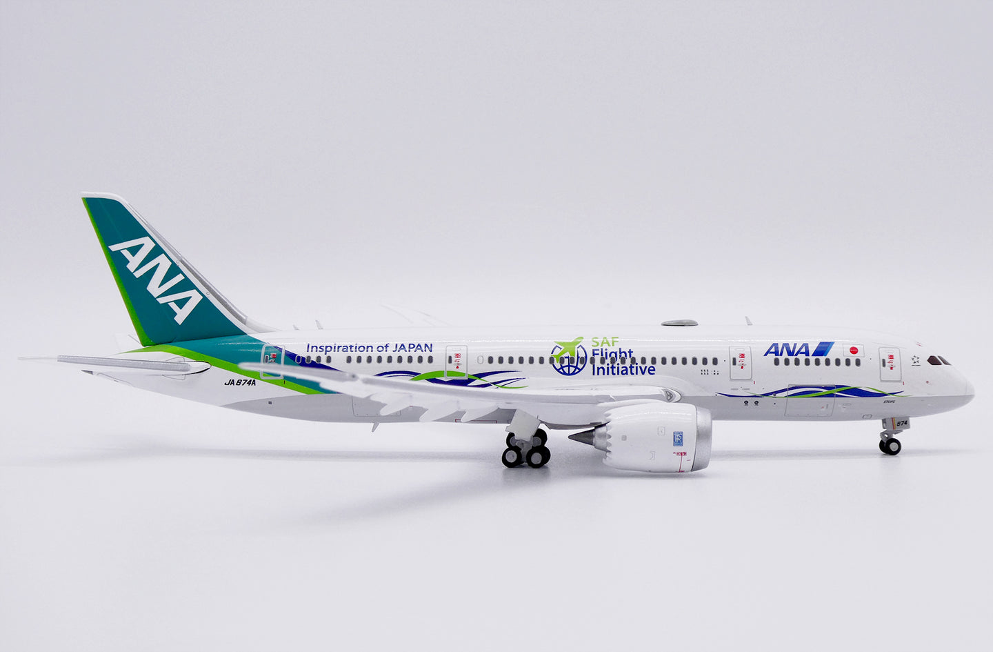 JC WINGS B787-8 DREAMLINER ALL NIPPON AIRWAYS ANA FUTURE PROMISE FLAP DOWN REG: JA874A
