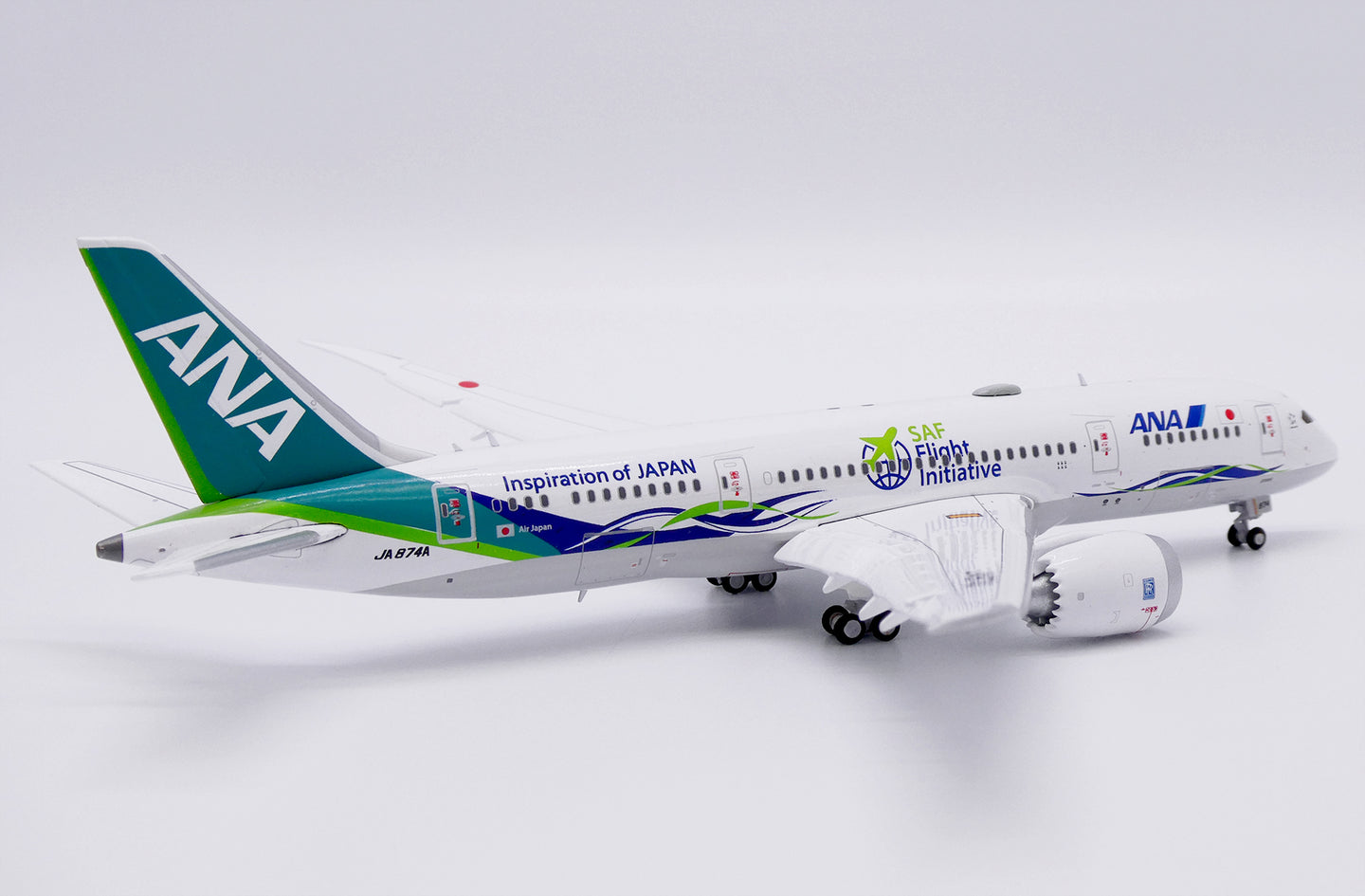 JC WINGS B787-8 DREAMLINER ALL NIPPON AIRWAYS ANA FUTURE PROMISE FLAP DOWN REG: JA874A