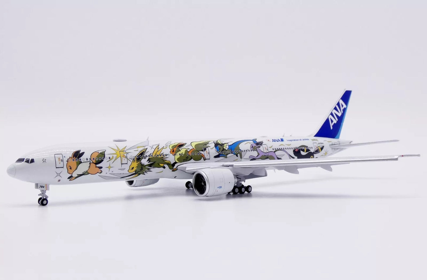 JC WINGS B777-300ER ALL NIPPON AIRWAYS "EEVEE JET" (FLAPS DOWN) REG: JA784A