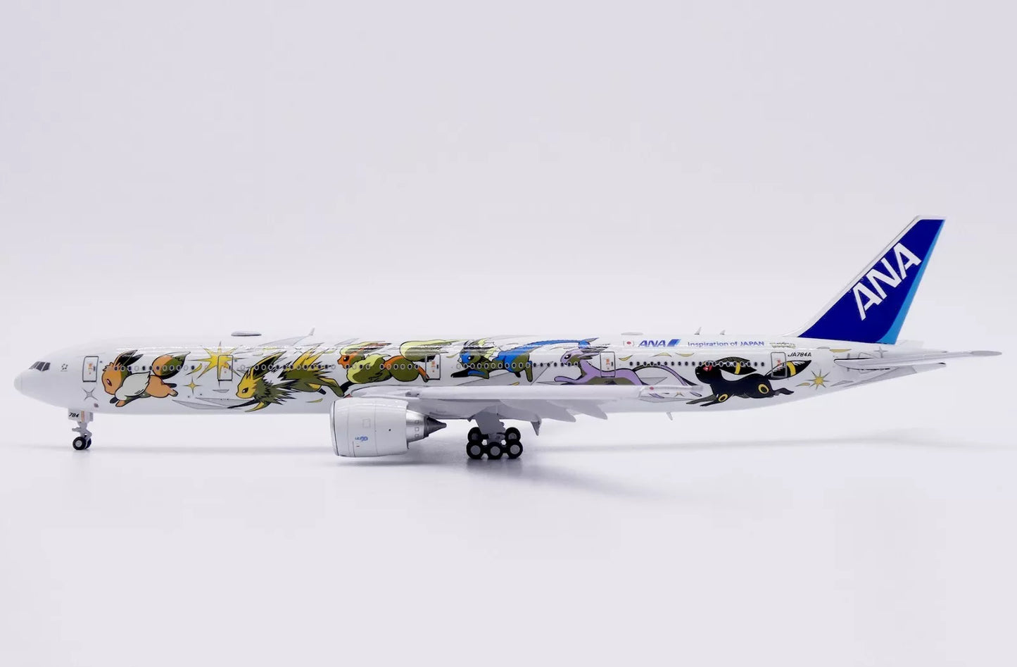 JC WINGS B777-300ER ALL NIPPON AIRWAYS "EEVEE JET" (FLAPS DOWN) REG: JA784A