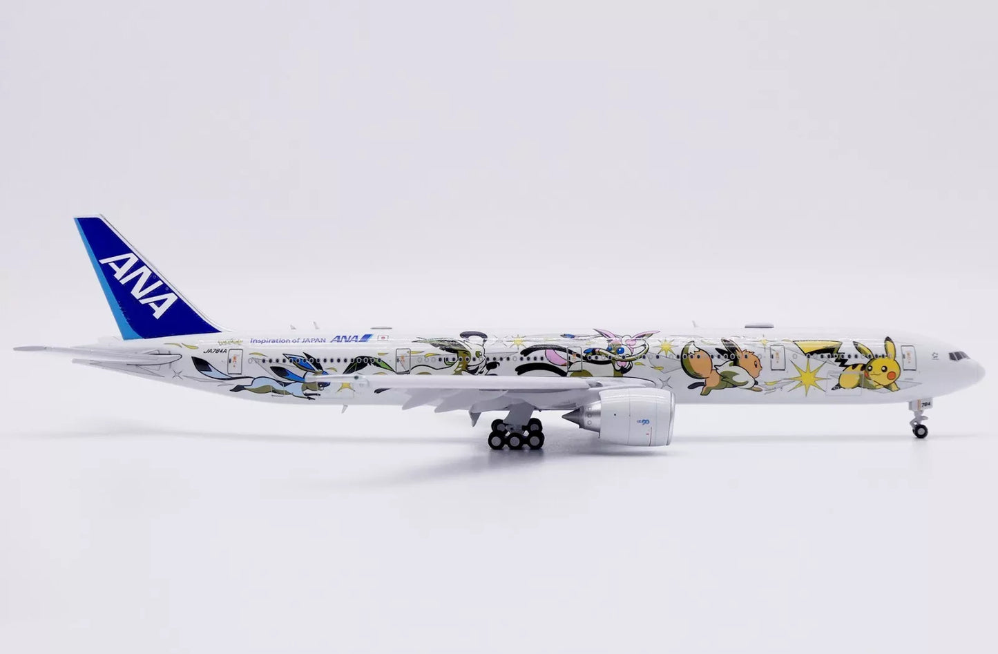 JC WINGS B777-300ER ALL NIPPON AIRWAYS "EEVEE JET" (FLAPS DOWN) REG: JA784A