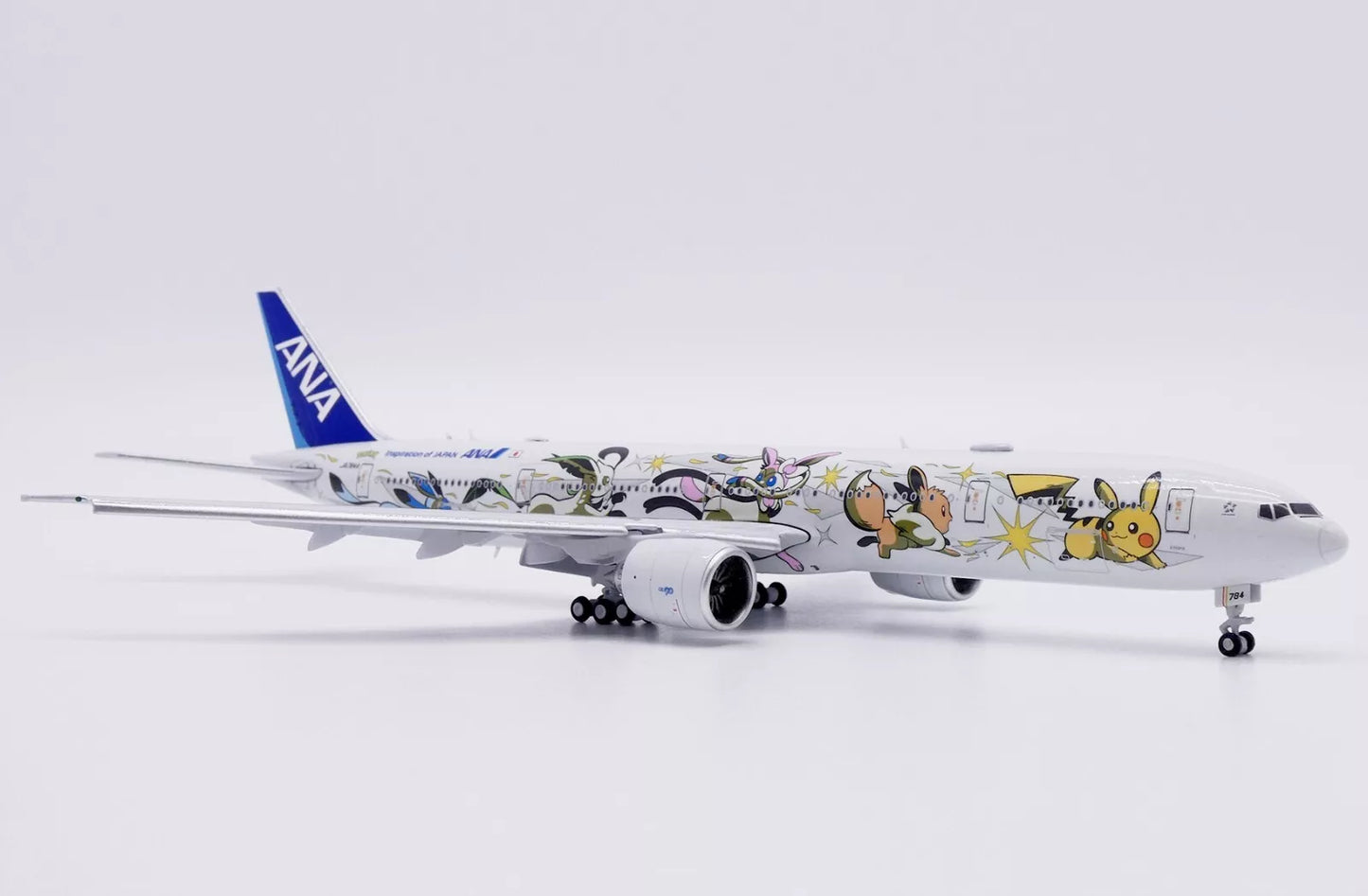 JC WINGS B777-300ER ALL NIPPON AIRWAYS "EEVEE JET" (FLAPS DOWN) REG: JA784A