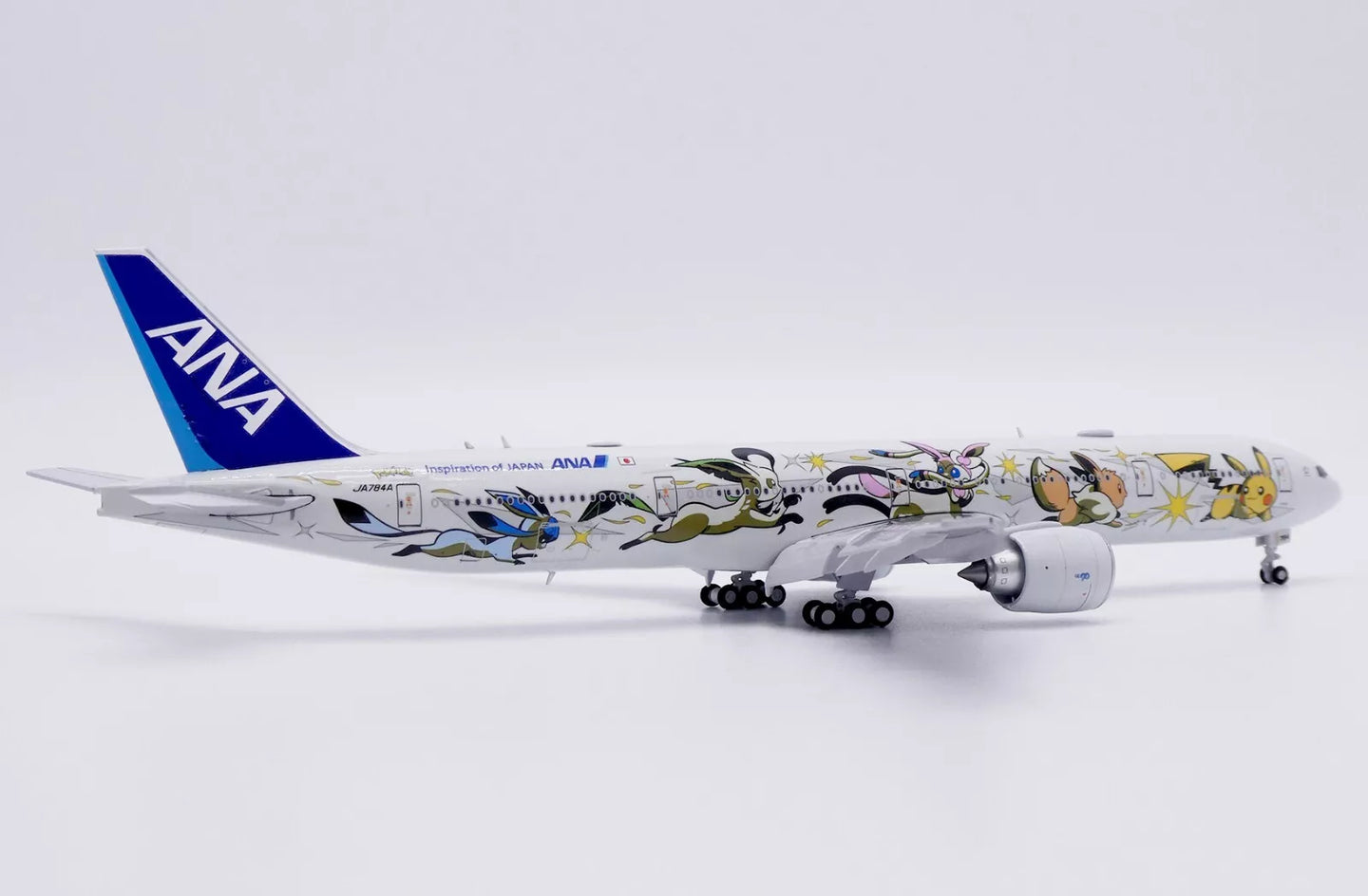 JC WINGS B777-300ER ALL NIPPON AIRWAYS "EEVEE JET" (FLAPS DOWN) REG: JA784A