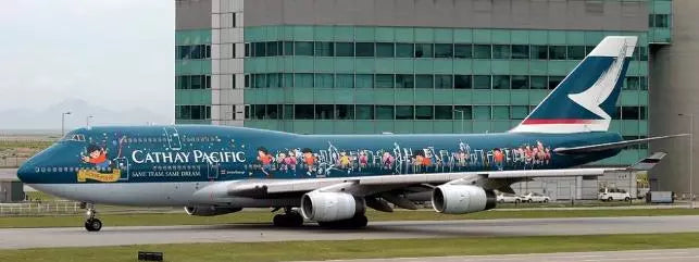 JC WINGS B747-400 MISC CATHAY PACIFIC "SPIRIT OF HONG KONG" REG: B-HOX