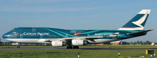 JC WINGS B747-400 CATHAY PACIFIC MISC "ASIAS WORLD CITY" REG: B-HOY