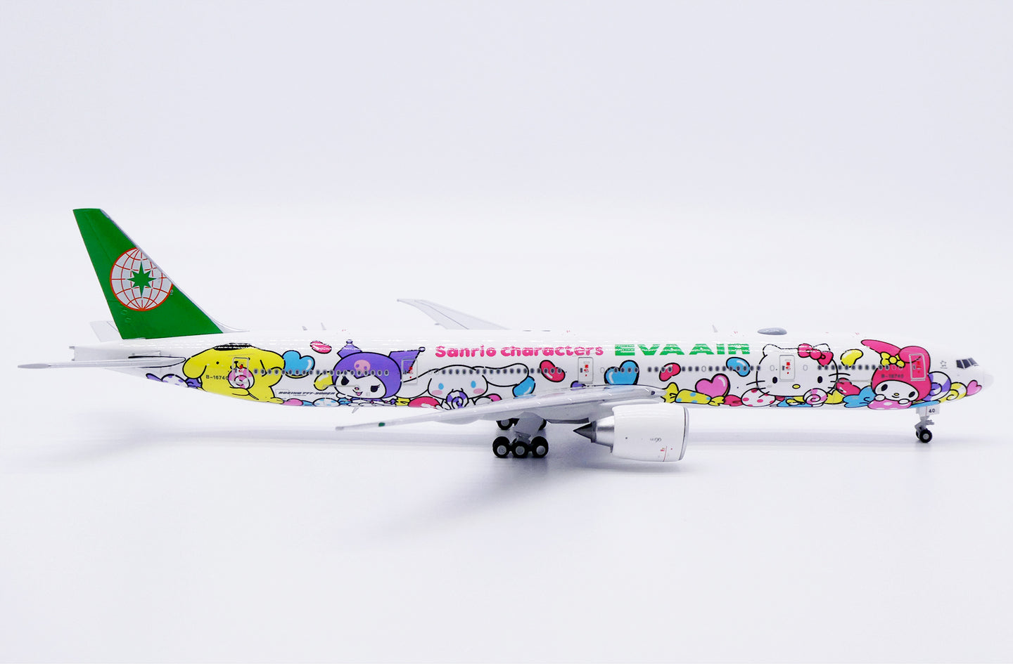 JC WINGS B777-300ER EVA AIR "LOLLY JET" REG: B-16740