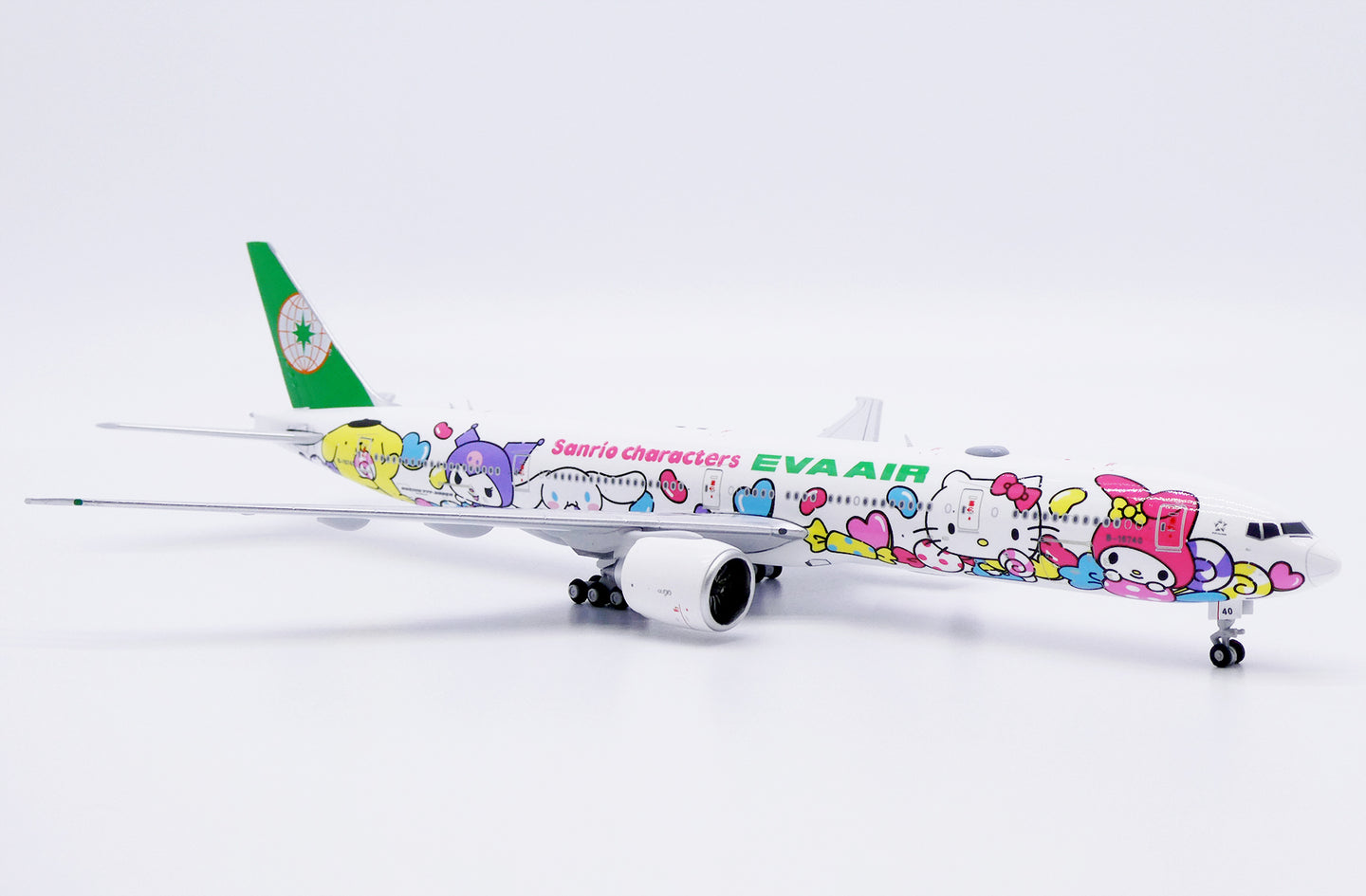 JC WINGS B777-300ER EVA AIR "LOLLY JET" REG: B-16740