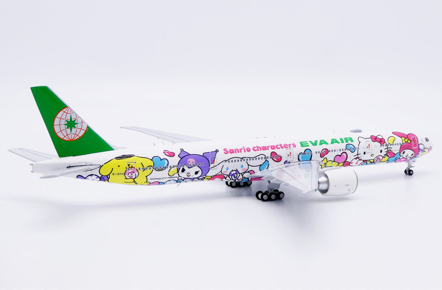 JC WINGS B777-300ER EVA AIR "LOLLY JET" REG: B-16740