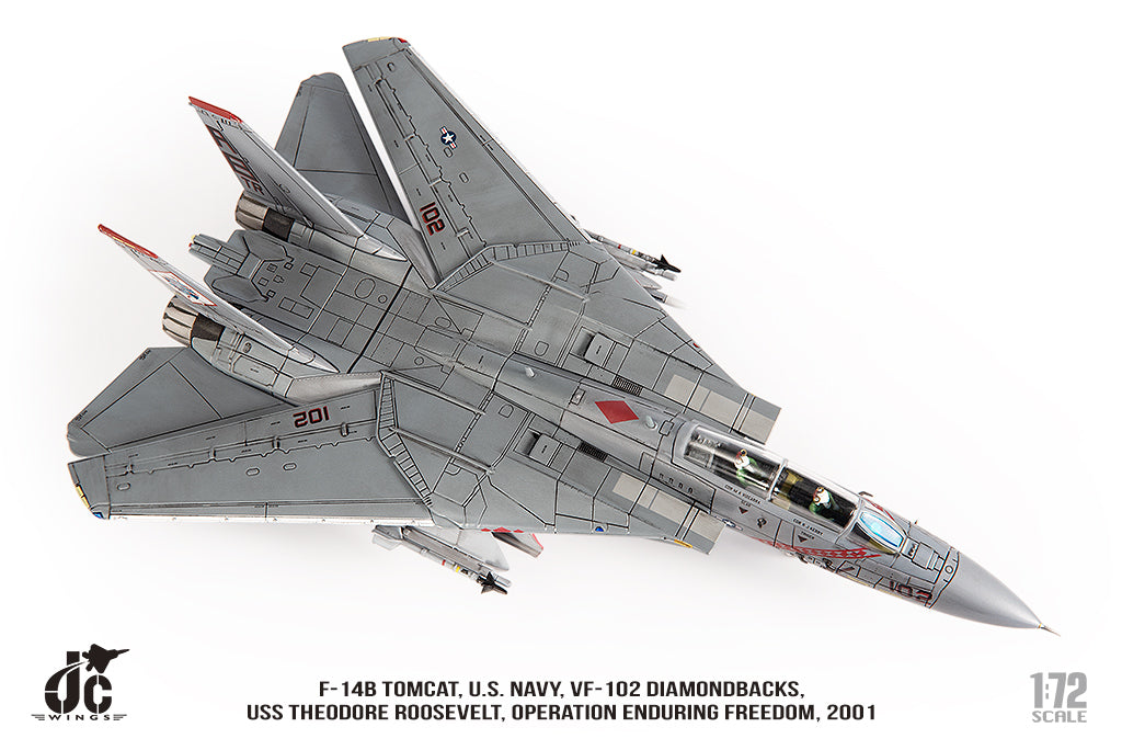 JC WINGS F-14B TOMCAT U.S. NAVY VF-102 DIAMONDBACKS OPERATION ENDURING FREEDOM 2001