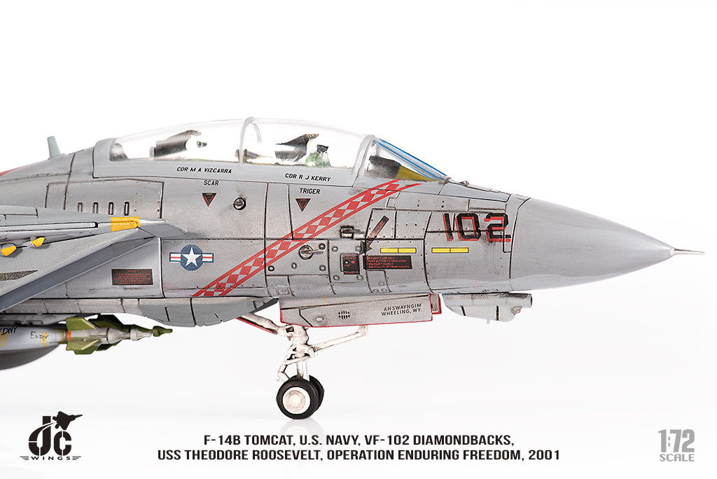 JC WINGS F-14B TOMCAT U.S. NAVY VF-102 DIAMONDBACKS OPERATION ENDURING FREEDOM 2001
