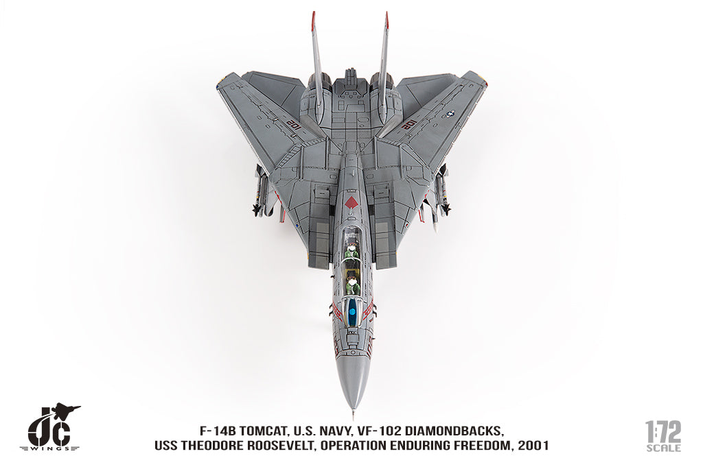 JC WINGS F-14B TOMCAT U.S. NAVY VF-102 DIAMONDBACKS OPERATION ENDURING FREEDOM 2001