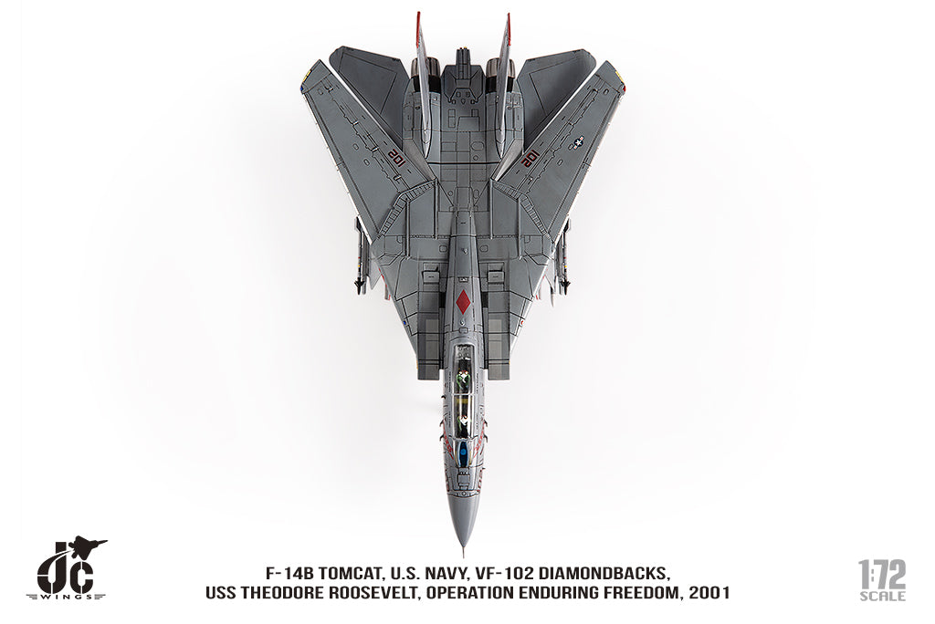 JC WINGS F-14B TOMCAT U.S. NAVY VF-102 DIAMONDBACKS OPERATION ENDURING FREEDOM 2001