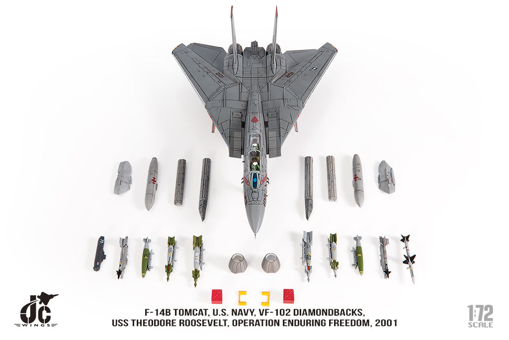 JC WINGS F-14B TOMCAT U.S. NAVY VF-102 DIAMONDBACKS OPERATION ENDURING FREEDOM 2001