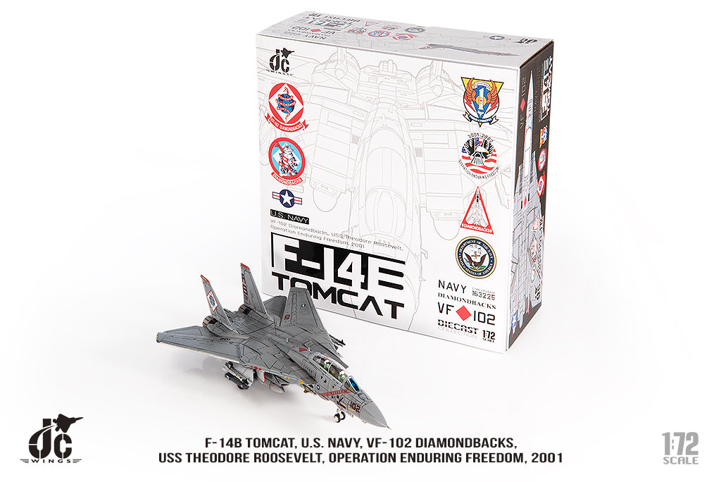 JC WINGS F-14B TOMCAT U.S. NAVY VF-102 DIAMONDBACKS OPERATION ENDURING FREEDOM 2001