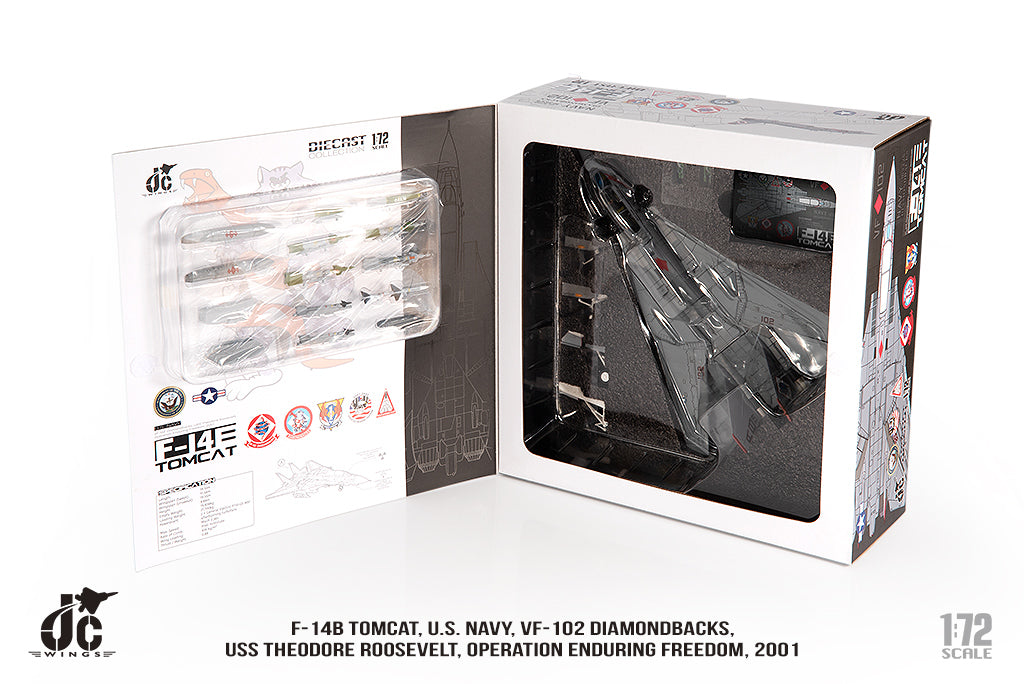 JC WINGS F-14B TOMCAT U.S. NAVY VF-102 DIAMONDBACKS OPERATION ENDURING FREEDOM 2001