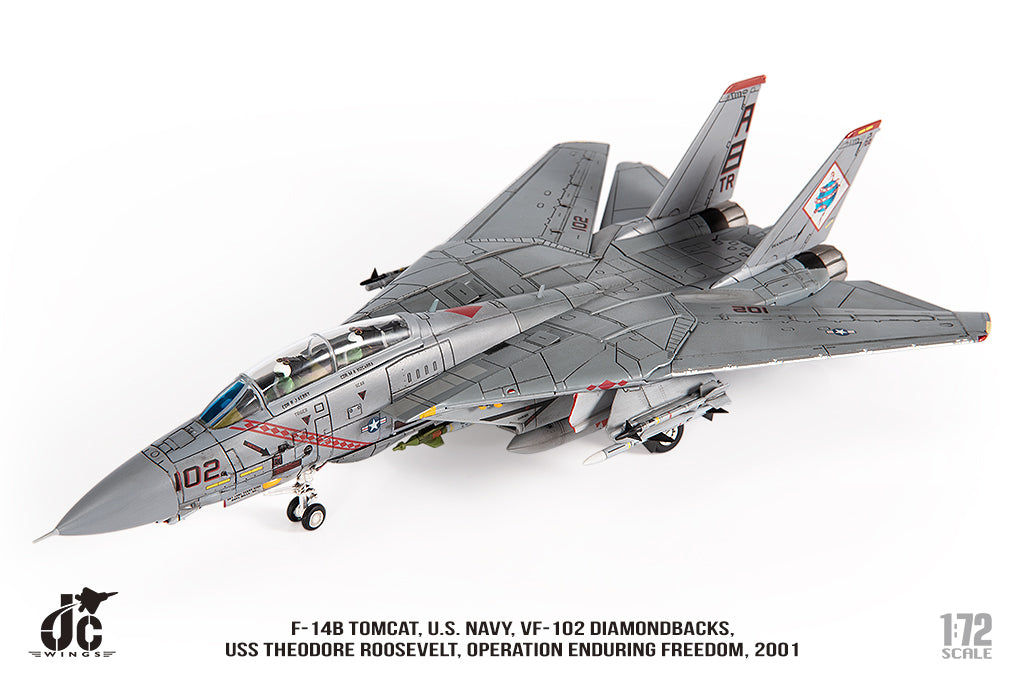 JC WINGS F-14B TOMCAT U.S. NAVY VF-102 DIAMONDBACKS OPERATION ENDURING FREEDOM 2001