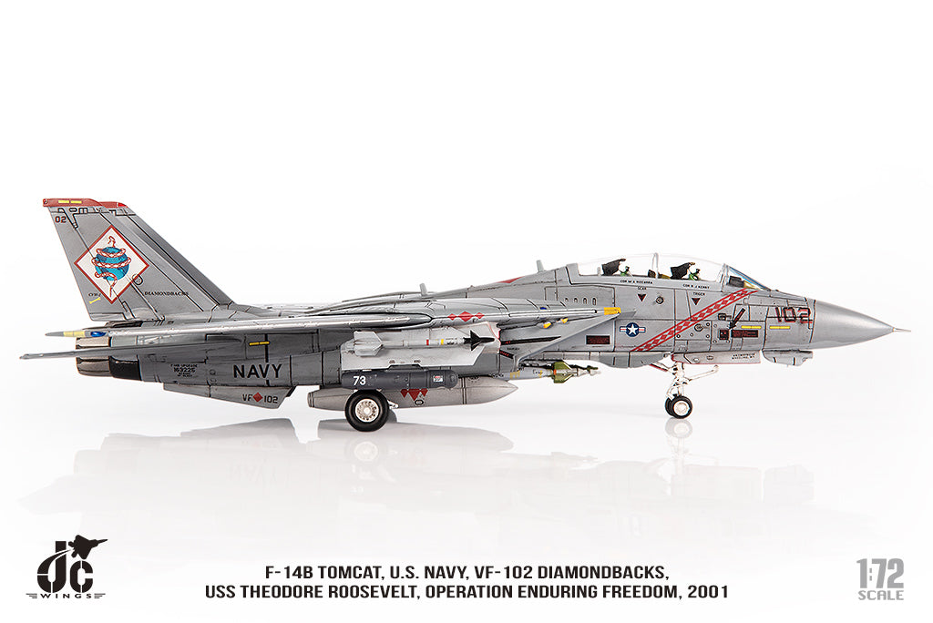 JC WINGS F-14B TOMCAT U.S. NAVY VF-102 DIAMONDBACKS OPERATION ENDURING FREEDOM 2001
