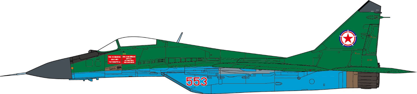 JC WINGS MIG-29 FULCRUM KOREAN PEOPLE'S ARMY AIR FORCE 1ST AIR COMBAT DIVISION 55TH AIR REGIMENT 2012