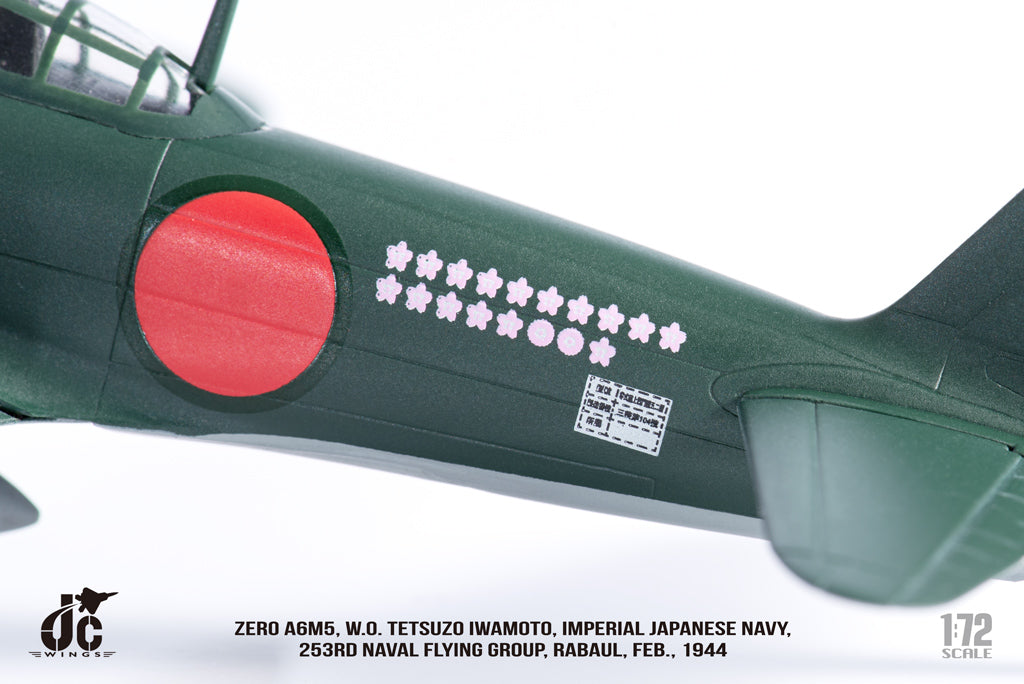 JCWINGS ZERO A6M5 253RD NAVAL FLYING GROUP 1944