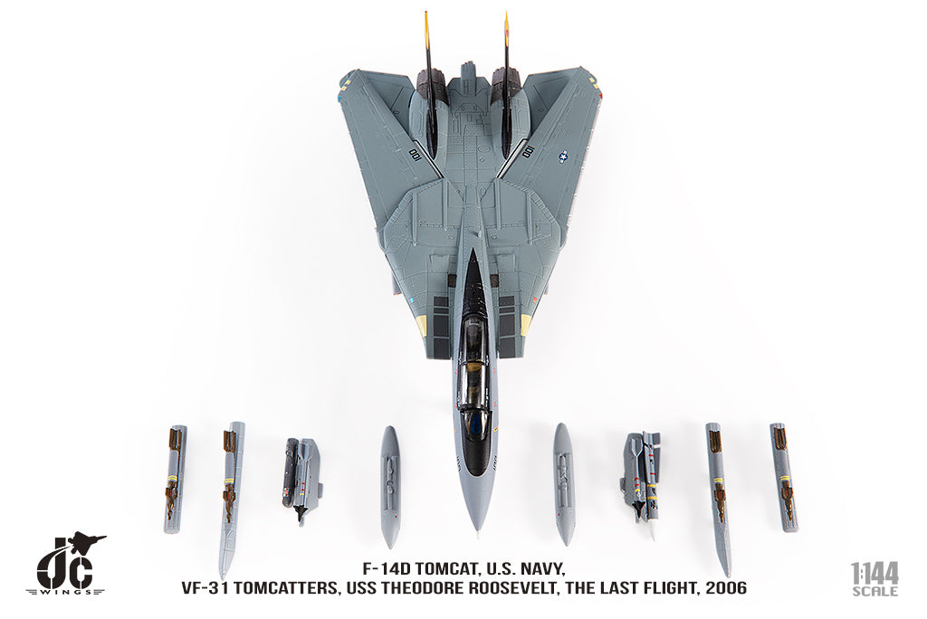 JC WINGS F-14D TOMCAT U.S. NAVY VF-31 TOMCATTERS, "THE LAST FLIGHT" 2006