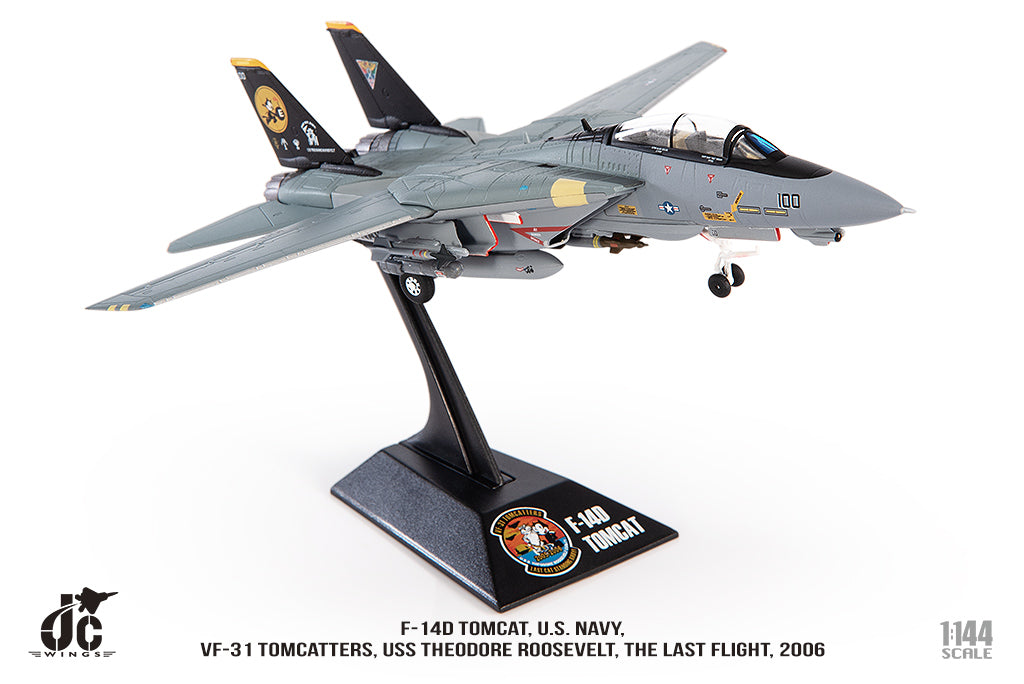 JC WINGS F-14D TOMCAT U.S. NAVY VF-31 TOMCATTERS, "THE LAST FLIGHT" 2006
