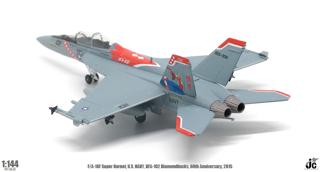JCWINGS F/A-18F SUPER HORNET US NAVY DIAMONDBACKS, 60TH ANNIVERSARY 2015