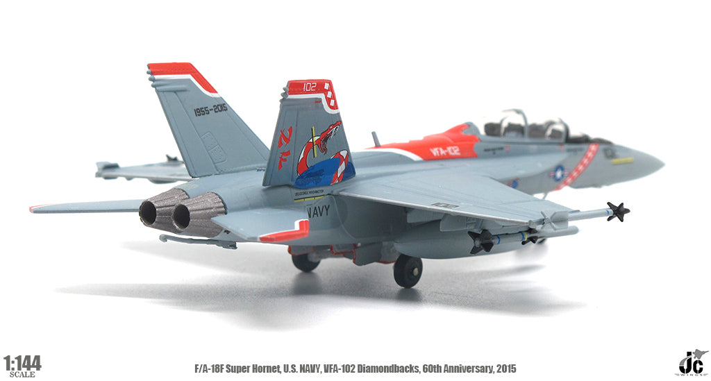 JCWINGS F/A-18F SUPER HORNET US NAVY DIAMONDBACKS, 60TH ANNIVERSARY 2015