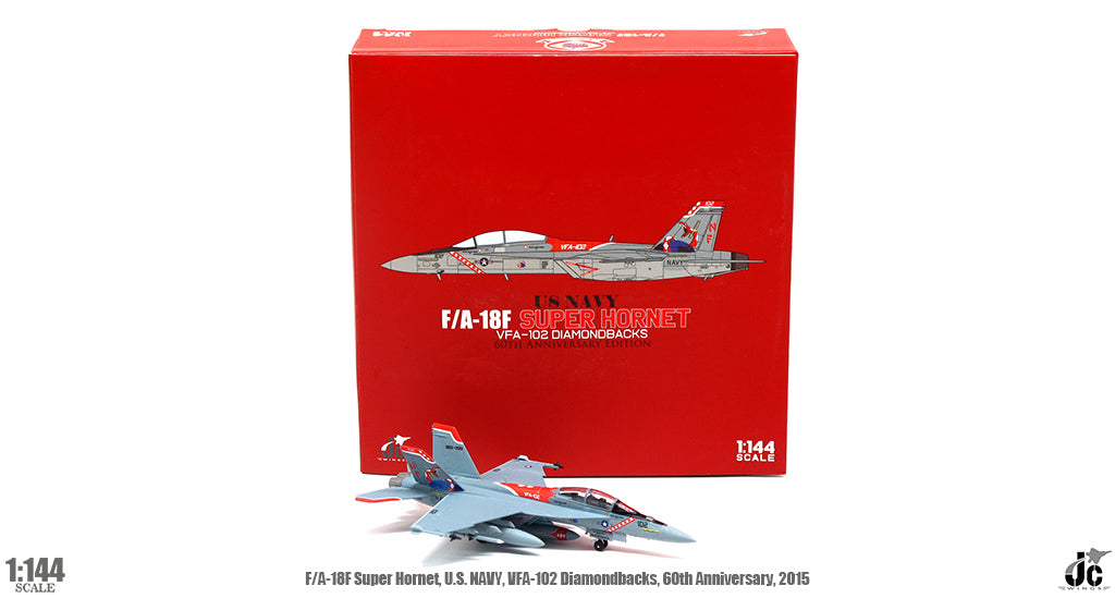 JCWINGS F/A-18F SUPER HORNET US NAVY DIAMONDBACKS, 60TH ANNIVERSARY 2015