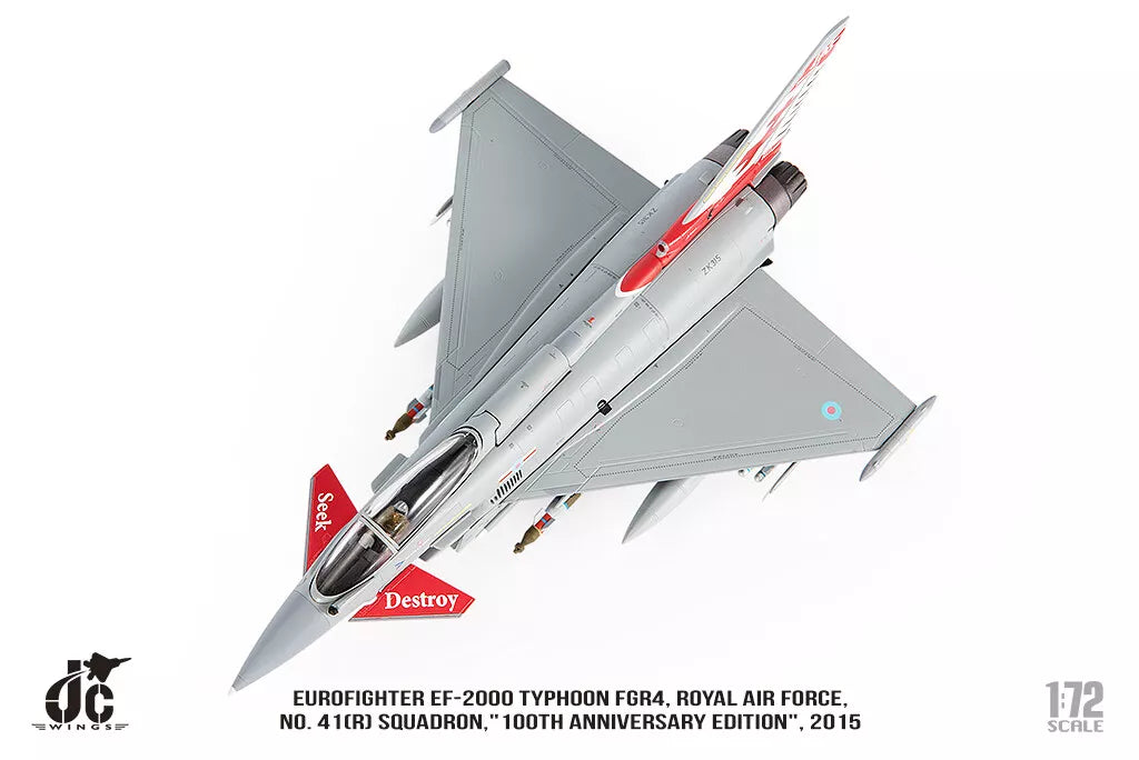 JC WINGS MILITARY EUROFIGHTER TYPHOON EF-2000 FGR4 ROYAL AIR FORCE NO. 41(R) SQUADRON "100TH ANNIVERSARY EDITION" 2015
