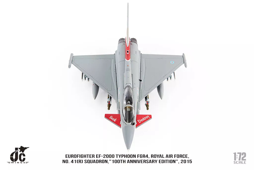 JC WINGS MILITARY EUROFIGHTER TYPHOON EF-2000 FGR4 ROYAL AIR FORCE NO. 41(R) SQUADRON "100TH ANNIVERSARY EDITION" 2015
