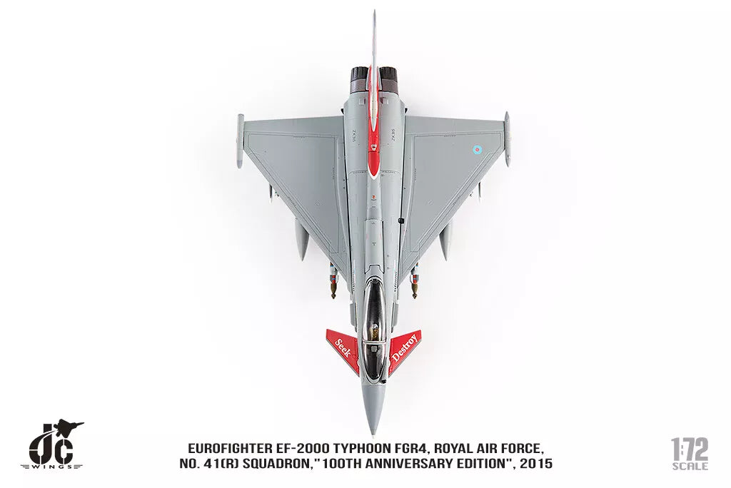 JC WINGS MILITARY EUROFIGHTER TYPHOON EF-2000 FGR4 ROYAL AIR FORCE NO. 41(R) SQUADRON "100TH ANNIVERSARY EDITION" 2015